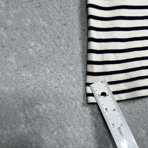 Apiece Apart Top Womens Size XS White Blue Striped Pocket Tunic 100% Cotton - Picture 13 of 13